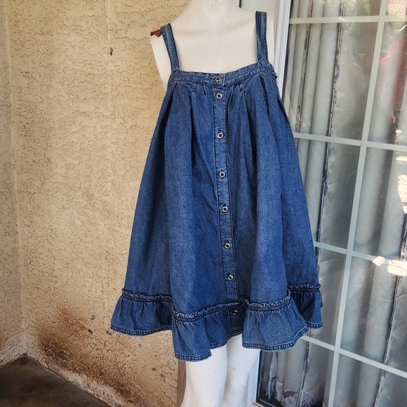 FREE PEOPLEWild One Denim Mini Dress - Picture 6 of 7